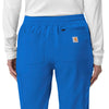 Force Cross-Flex Women's Cargo Jogger Scrub Pant Royal side detail 1