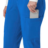 Force Cross-Flex Women's Cargo Jogger Scrub Pant Royal back detail