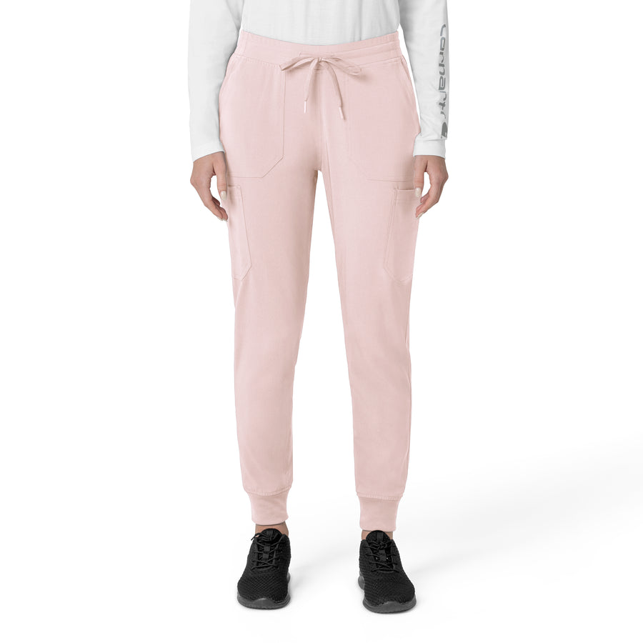 Force Cross-Flex Women's Cargo Jogger Scrub Pant Soft Rose