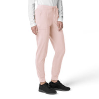 Force Cross-Flex Women's Cargo Jogger Scrub Pant Soft Rose side view
