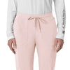 Force Cross-Flex Women's Cargo Jogger Scrub Pant Soft Rose front detail