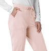 Force Cross-Flex Women's Cargo Jogger Scrub Pant Soft Rose side detail 2