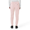 Force Cross-Flex Women's Cargo Jogger Scrub Pant Soft Rose back view