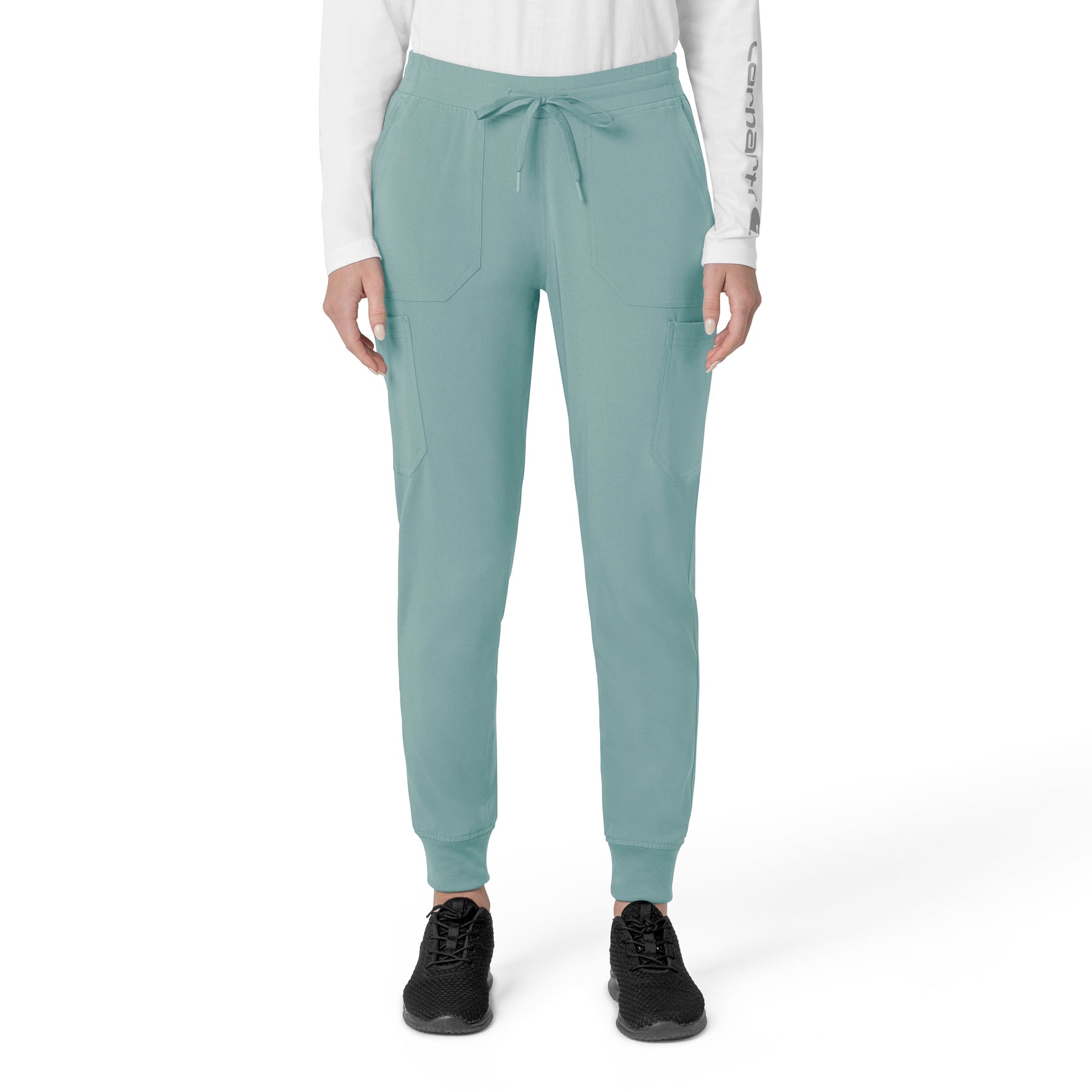 Force Cross-Flex Women's Cargo Jogger Scrub Pant Summer Blue