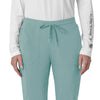 Force Cross-Flex Women's Cargo Jogger Scrub Pant Summer Blue front detail