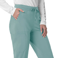 Force Cross-Flex Women's Cargo Jogger Scrub Pant Summer Blue side detail 2
