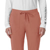 Force Cross-Flex Women's Cargo Jogger Scrub Pant Wildrose front detail