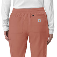 Force Cross-Flex Women's Cargo Jogger Scrub Pant Wildrose side detail 1