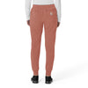 Force Cross-Flex Women's Cargo Jogger Scrub Pant Wildrose back view