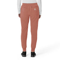 Force Cross-Flex Women's Cargo Jogger Scrub Pant Wildrose back view