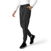 Carhartt Women's Printed Cargo Jogger Scrub Pant - Caring Camo Black side