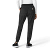 Carhartt Women's Printed Cargo Jogger Scrub Pant - Caring Camo Black back