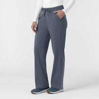 Cross-Flex Knits Knit Women's Boot Cut Scrub Pant Approaching Storm side view