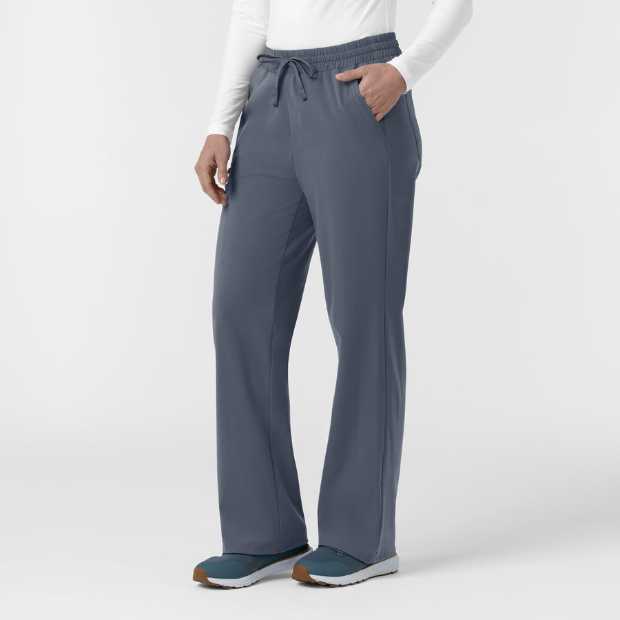 Cross-Flex Knits Knit Women's Boot Cut Scrub Pant Approaching Storm side view