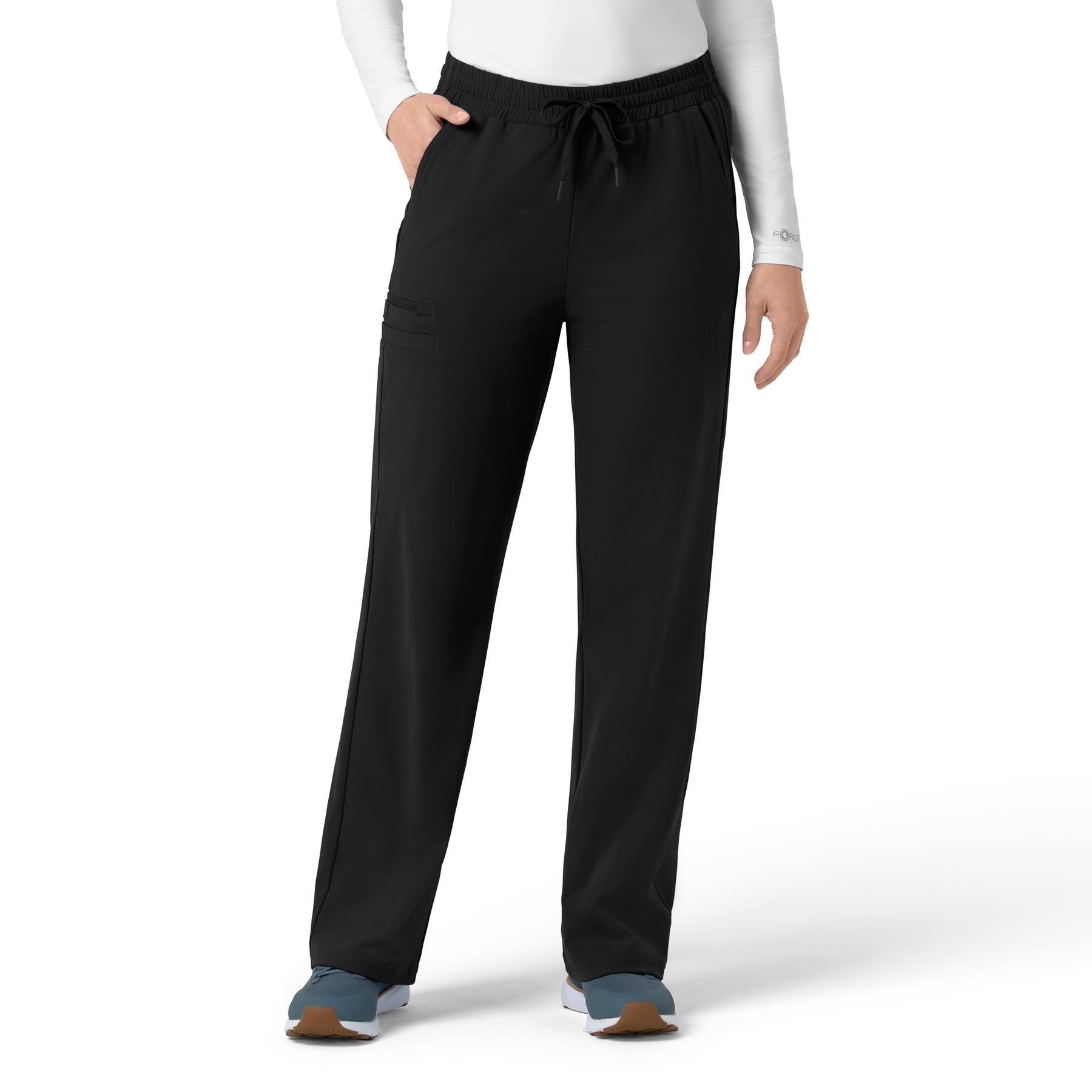 Force Cross-Flex Knit Women's Boot Cut Scrub Pant Black