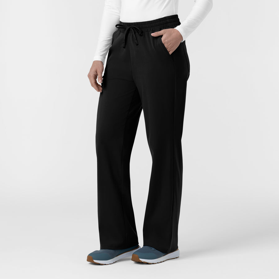 Force Cross-Flex Knit Women's Boot Cut Scrub Pant Black side view