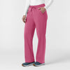 Force Cross-Flex Knit Women's Boot Cut Scrub Pant Electric Fuschia side view
