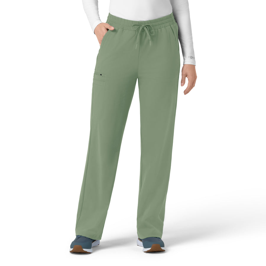 Force Cross-Flex Knit Women's Boot Cut Scrub Pant Green Slate