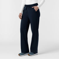 Force Cross-Flex Knit Women's Boot Cut Scrub Pant Navy side view