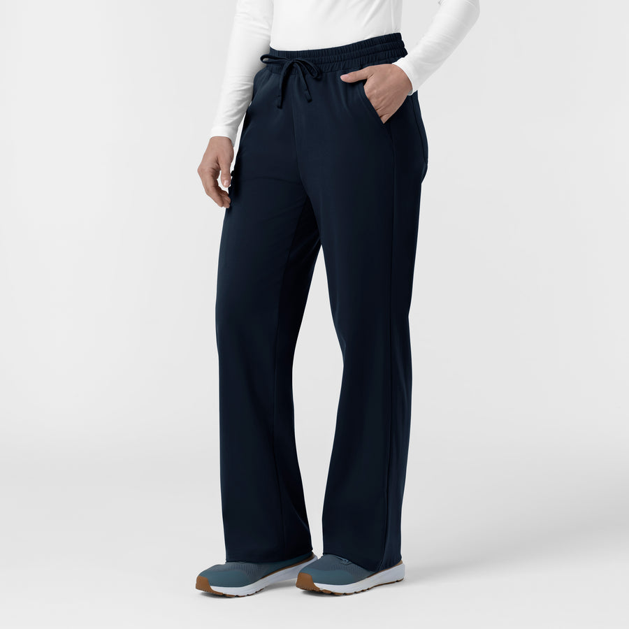 Force Cross-Flex Knit Women's Boot Cut Scrub Pant Navy side view