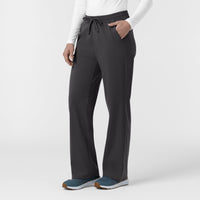 Force Cross-Flex Knit Women's Boot Cut Scrub Pant Pewter side view