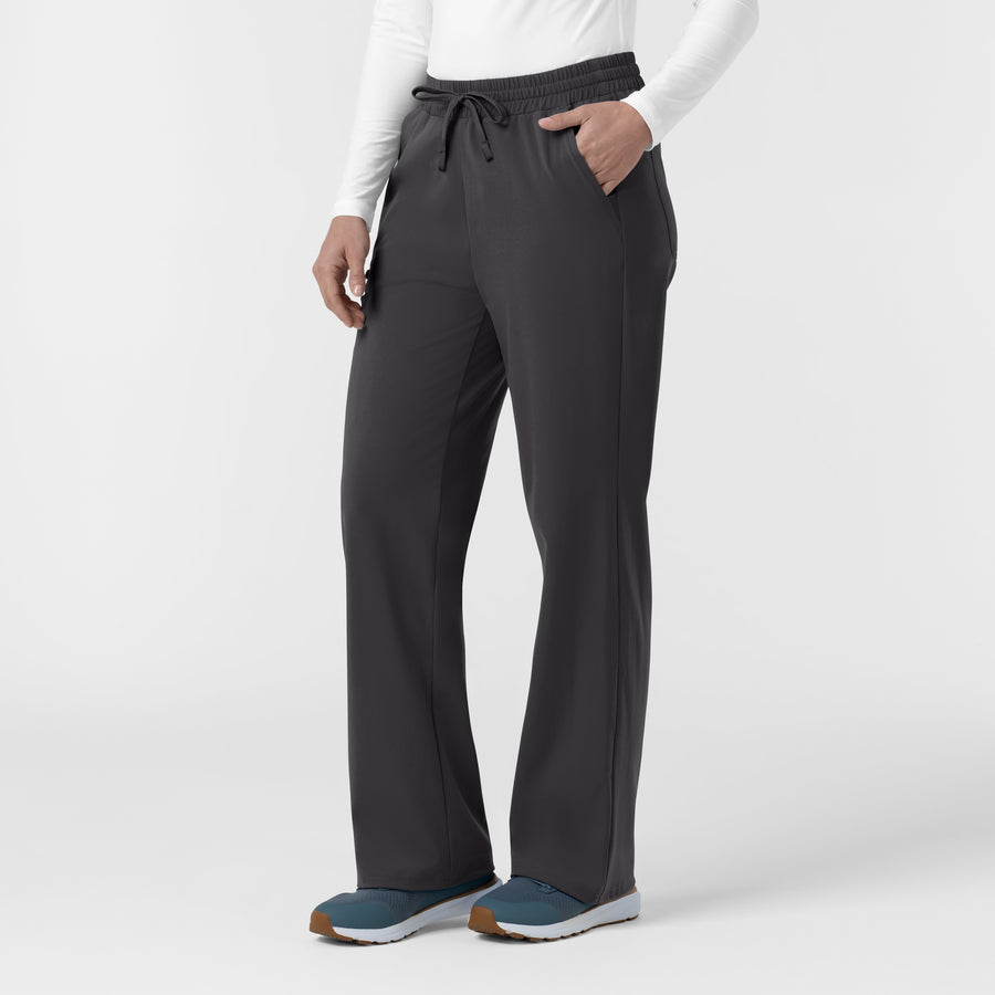 Force Cross-Flex Knit Women's Boot Cut Scrub Pant Pewter side view