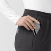 Force Cross-Flex Knit Women's Boot Cut Scrub Pant Pewter front detail