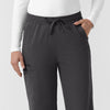 Force Cross-Flex Knit Women's Boot Cut Scrub Pant Pewter hemline detail