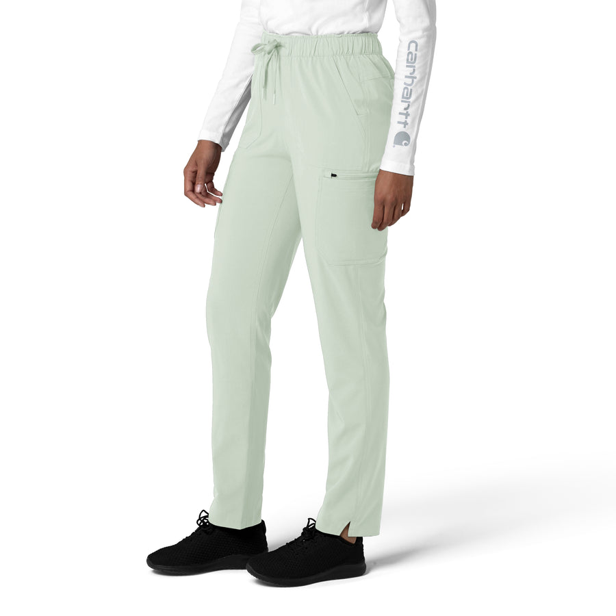 Force Cross-Flex Women's Straight Leg Cargo Scrub Pant Big Sky side view