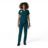 Force Cross-Flex Women's Straight Leg Cargo Scrub Pant Caribbean full scrub set