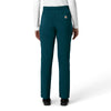 Force Cross-Flex Women's Straight Leg Cargo Scrub Pant Caribbean back view