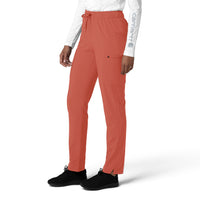 Force Cross-Flex Women's Straight Leg Cargo Scrub Pant Dusty Cedar side view