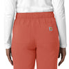 Force Cross-Flex Women's Straight Leg Cargo Scrub Pant Dusty Cedar hemline detail