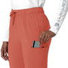 Carhartt Force Cross-Flex Women's Straight Leg Cargo Scrub Pant - Dusty Cedar
