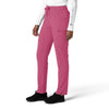 Force Cross-Flex Women's Straight Leg Cargo Scrub Pant Electric Fuschia side view