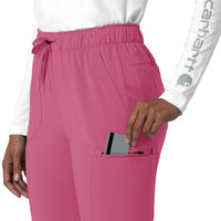 Carhartt Force Cross-Flex Women's Straight Leg Cargo Scrub Pant - Electric Fuschia