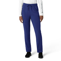 Force Cross-Flex Women's Straight Leg Cargo Scrub Pant Galaxy Blue