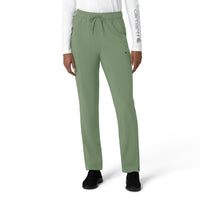 Force Cross-Flex Women's Straight Leg Cargo Scrub Pant Green Slate