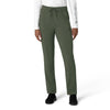 Force Cross-Flex Women's Straight Leg Cargo Scrub Pant Olive