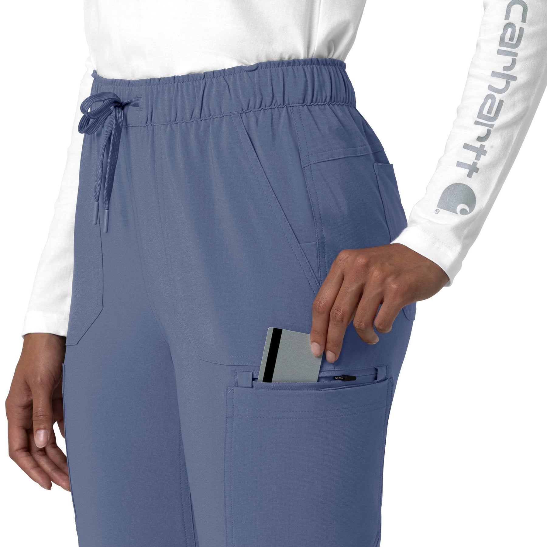 Carhartt Force Cross-Flex Women's Straight Leg Cargo Scrub Pant - Riverside