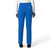 Force Cross-Flex Women's Straight Leg Cargo Scrub Pant Royal back view