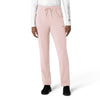 Force Cross-Flex Women's Straight Leg Cargo Scrub Pant Soft Rose