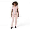 Force Cross-Flex Women's Straight Leg Cargo Scrub Pant Soft Rose full scrub set