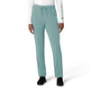 Force Cross-Flex Women's Straight Leg Cargo Scrub Pant Summer Blue