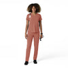 Force Cross-Flex Women's Straight Leg Cargo Scrub Pant Wildrose full scrub set