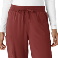 Force Cross-Flex Women's Boot Cut Scrub Pant Amber Terrain front detail