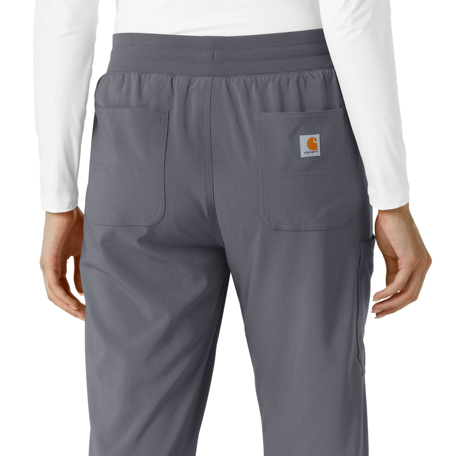 Carhartt Cross-Flex Women's Boot Cut Scrub Pant - Approaching Storm