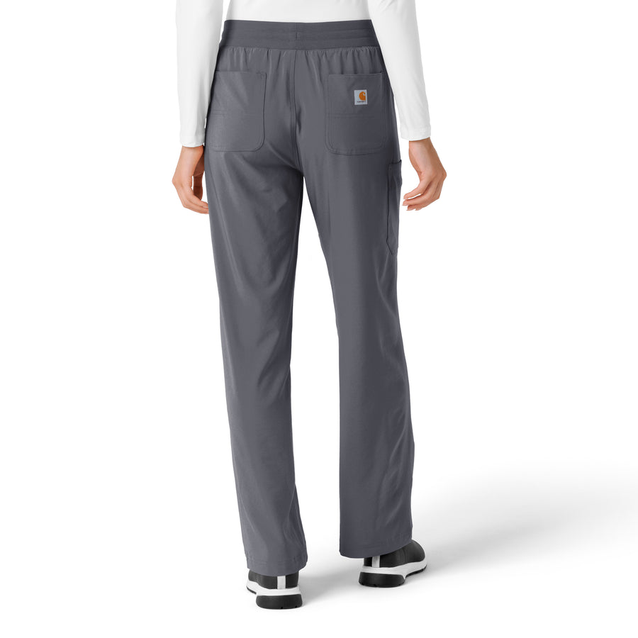 Carhartt Cross-Flex Women's Boot Cut Scrub Pant - Approaching Storm