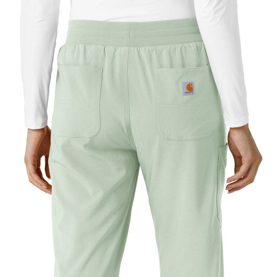 Force Cross-Flex Women's Boot Cut Scrub Pant Big Sky side detail 1