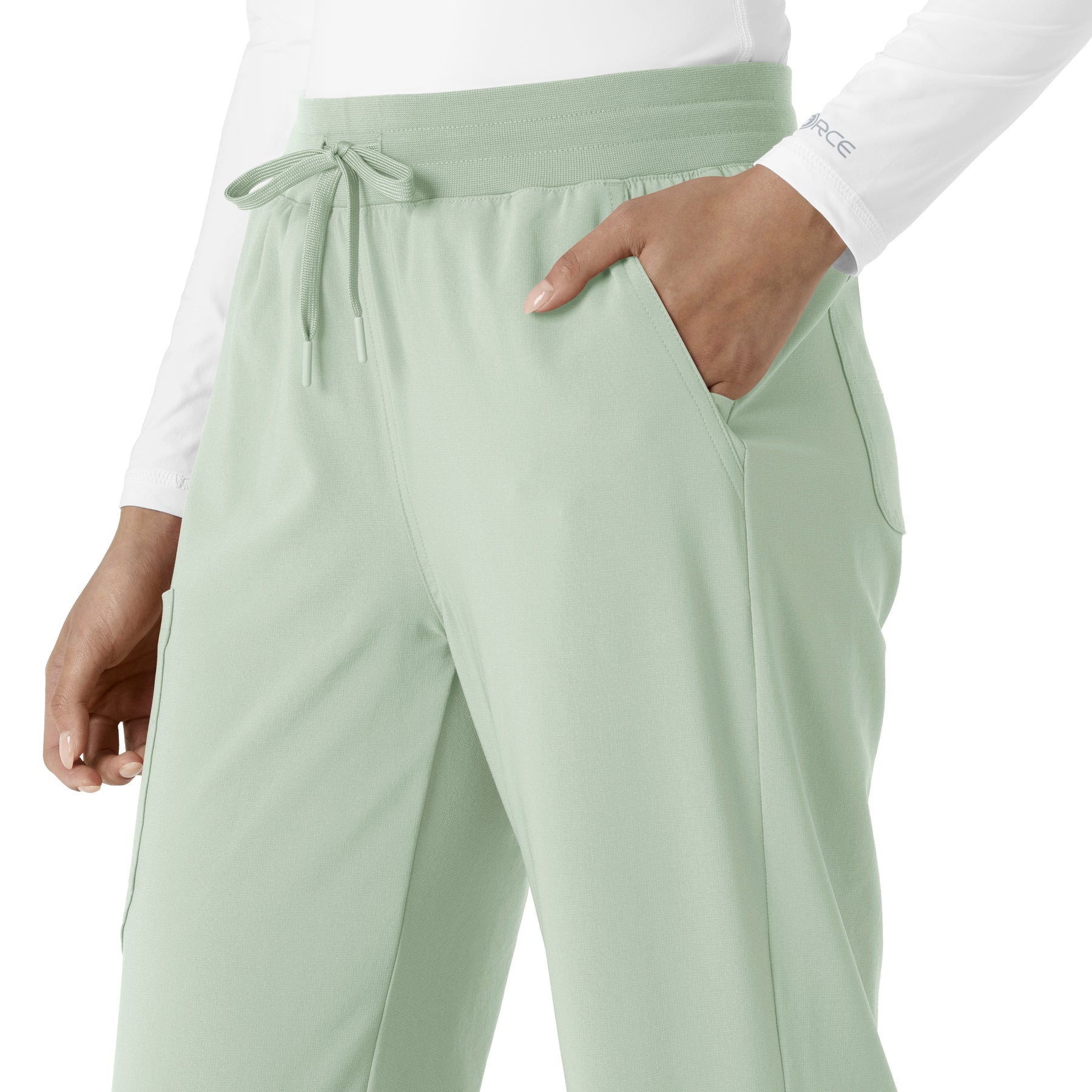 Force Cross-Flex Women's Boot Cut Scrub Pant Big Sky side detail 2